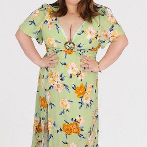 Sweet Mama Floral Maxi Dress